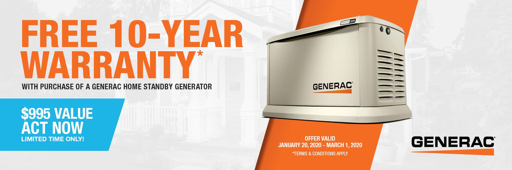 Homestandby Generator Deal | Warranty Offer | Generac Dealer | Fort Collins, CO